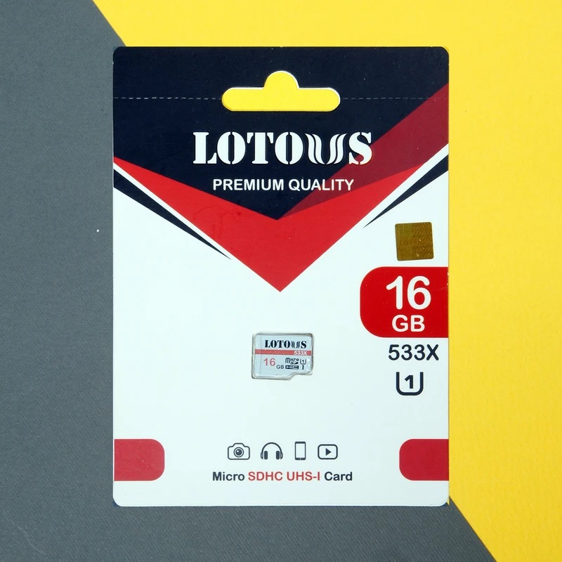 تصویر نقد و بررسی کارت حافظه microSDHC لوتوس مدل 533X کلاس 10 استاندارد UHS-I سرعت 100MBps ظرفیت 16 گیگابایت
